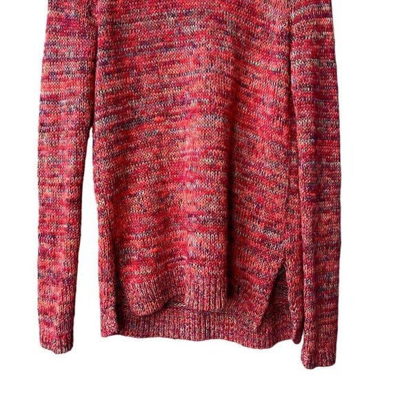 Abercrombie & Fitch Sweater Women XS/S Oversized Rainbow Knit Chunky Colorful - Picture 3 of 10